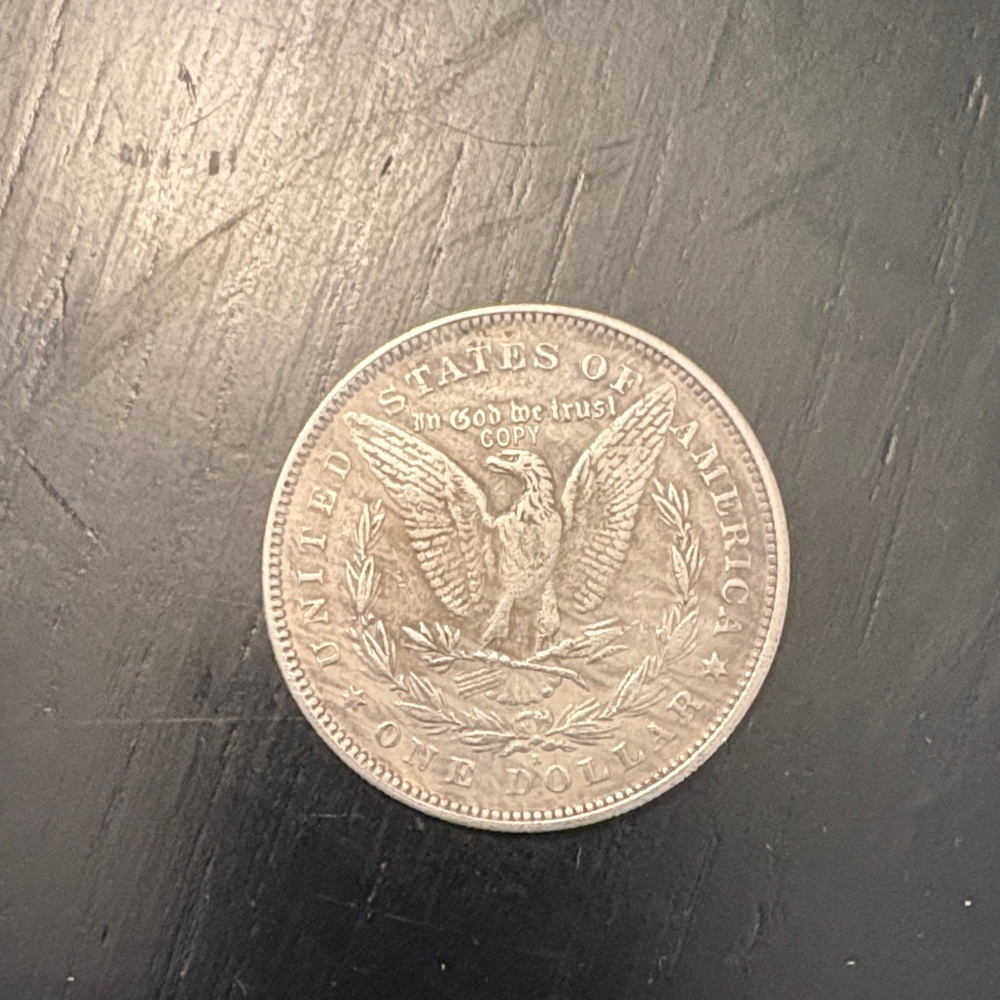 Silver Coin Art Piece
